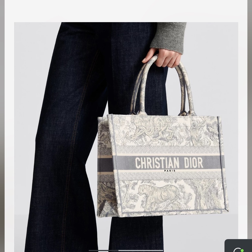 Dior Elegant Cream Tote Bag